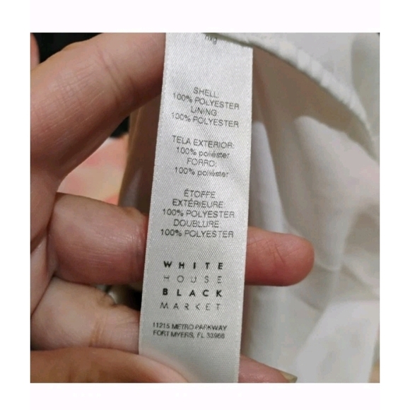 White House Black Market Pastel High Low Dress - Picture 5 of 9